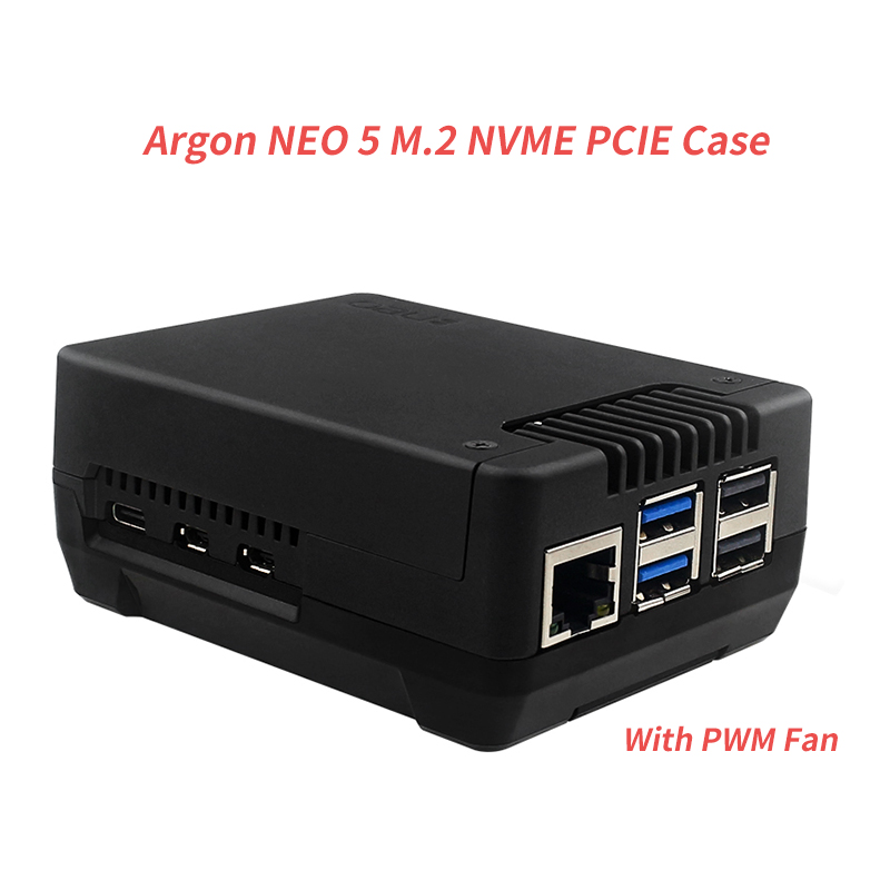 Pi 5 Case - Custodia PCIE Argon NEO 5 M.2
