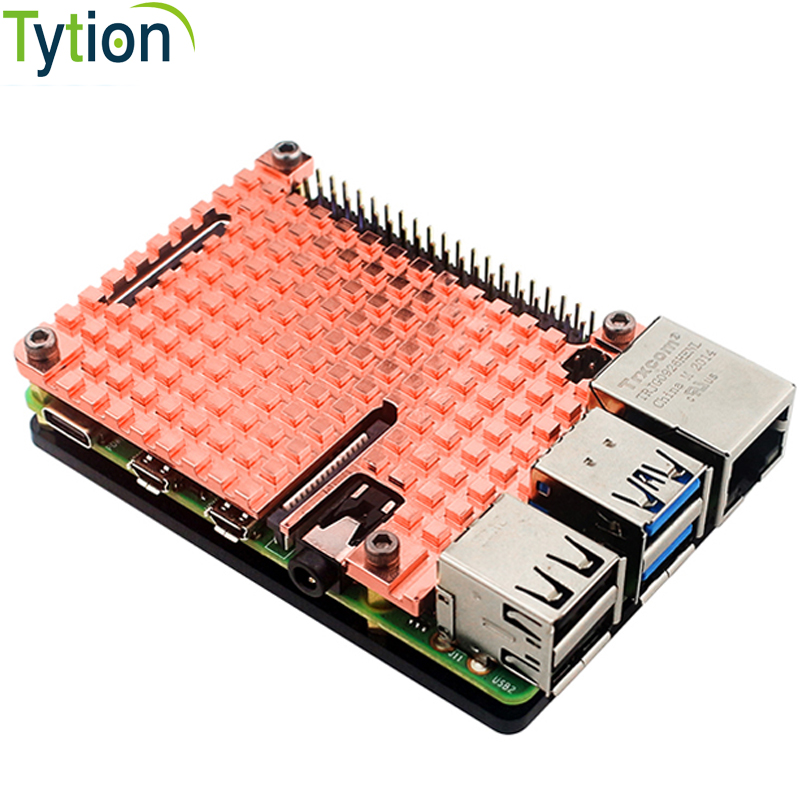 Pi 4 Case - Raspberry Pi 4B Custodia in metallo