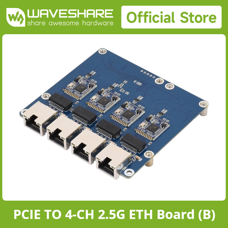 Raspberry Pi 5 - Scheda Waveshare PCIe TO Gigabit a