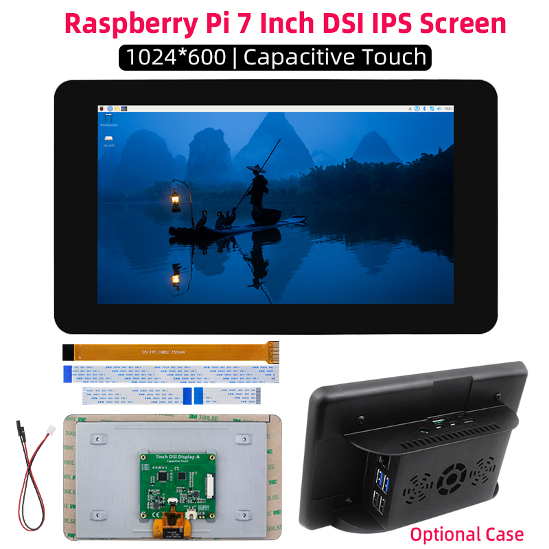 Pi 5 Case - Raspberry Pi 7 pollici DSI 1024*600
