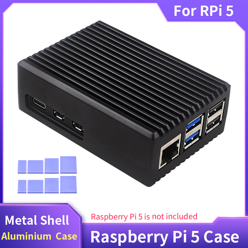 Pi Cooler - Raspberry Pi 5 Custodia in lega