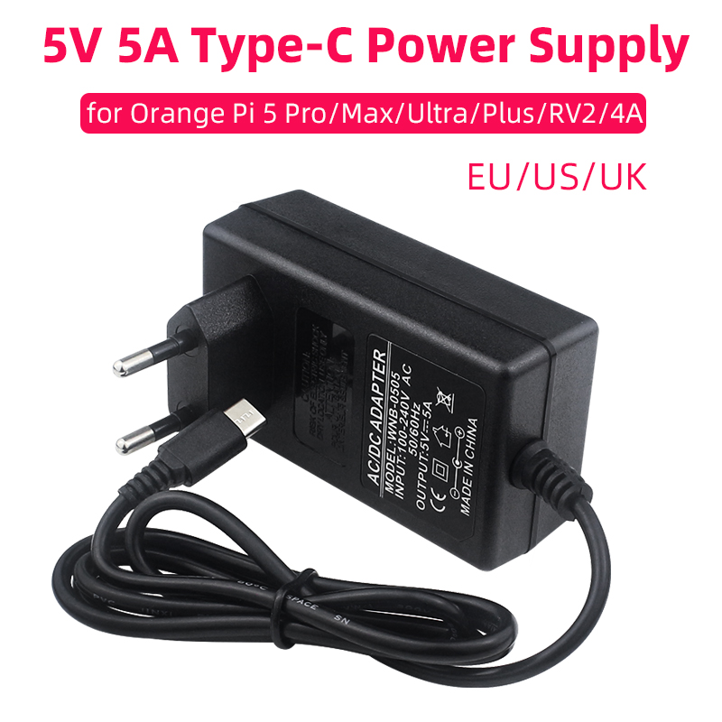 Pi Power Supply - Alimentatore Orange Pi 5V 5A Interfaccia