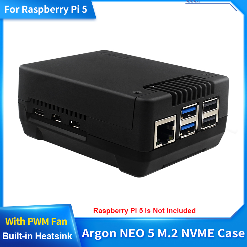 Pi Cooler - Custodia PCIE Argon NEO 5 M.2