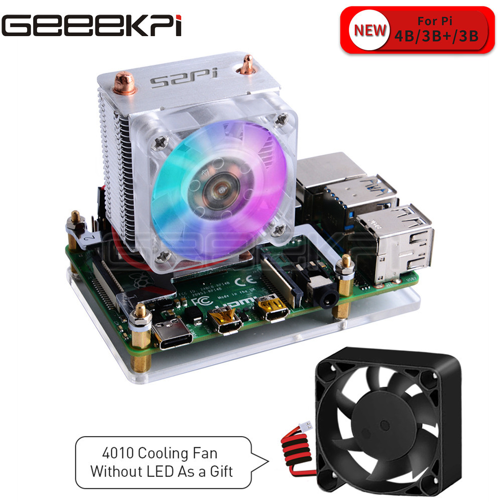 GeeekPi Clear Black Ice Tower  - Pi Cooler recensione e prezzo