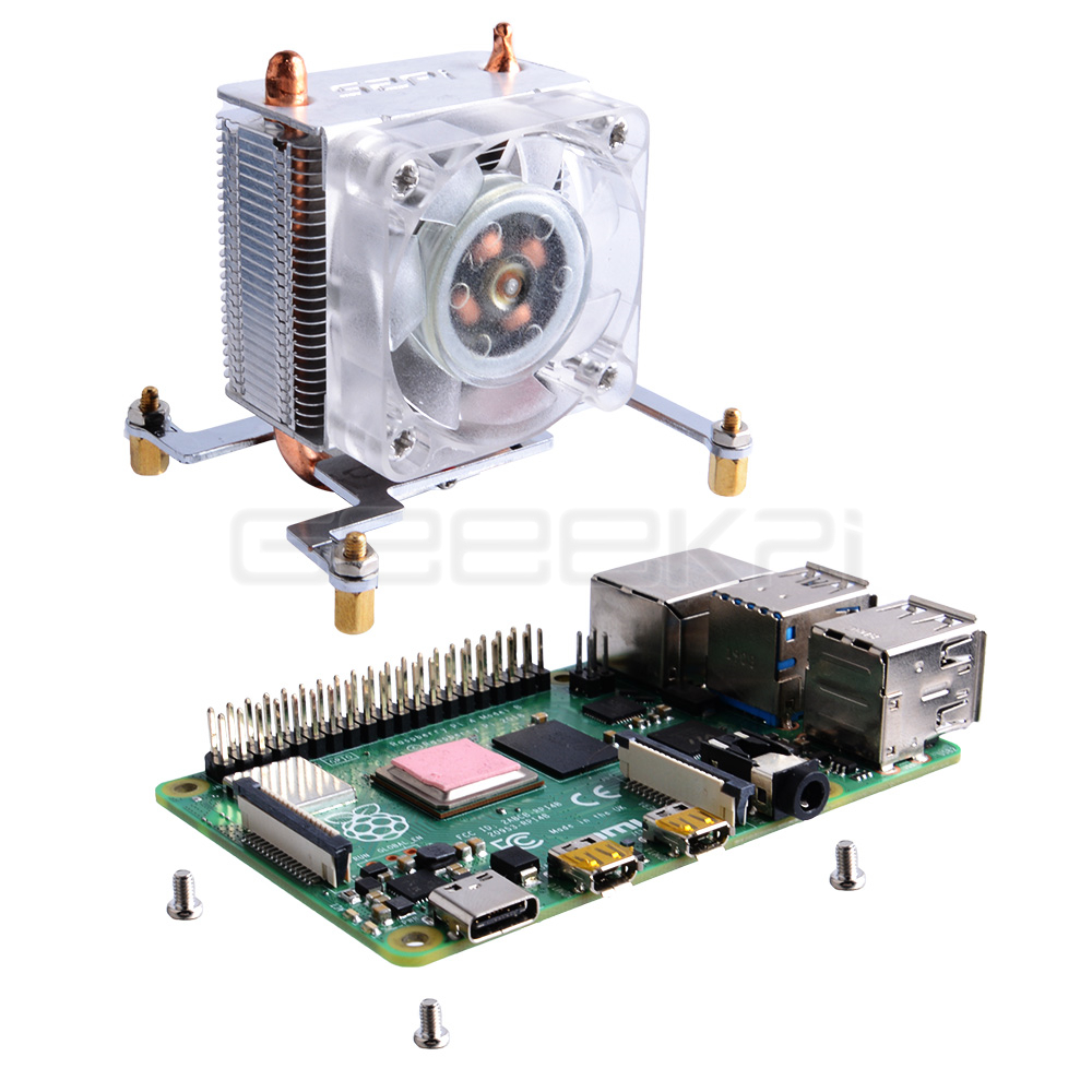GeeekPi Clear Black Ice Tower  - Pi Cooler recensione e prezzo