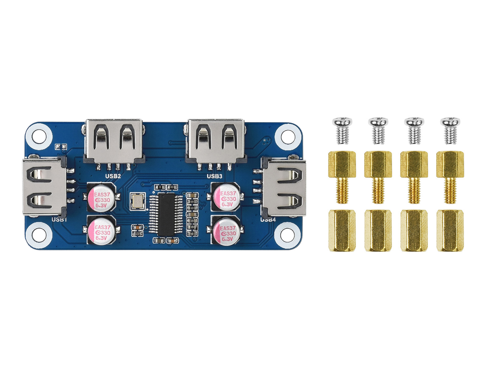 Waveshare USB HUB HAT (B) 4 po - Pi Zero recensione e prezzo