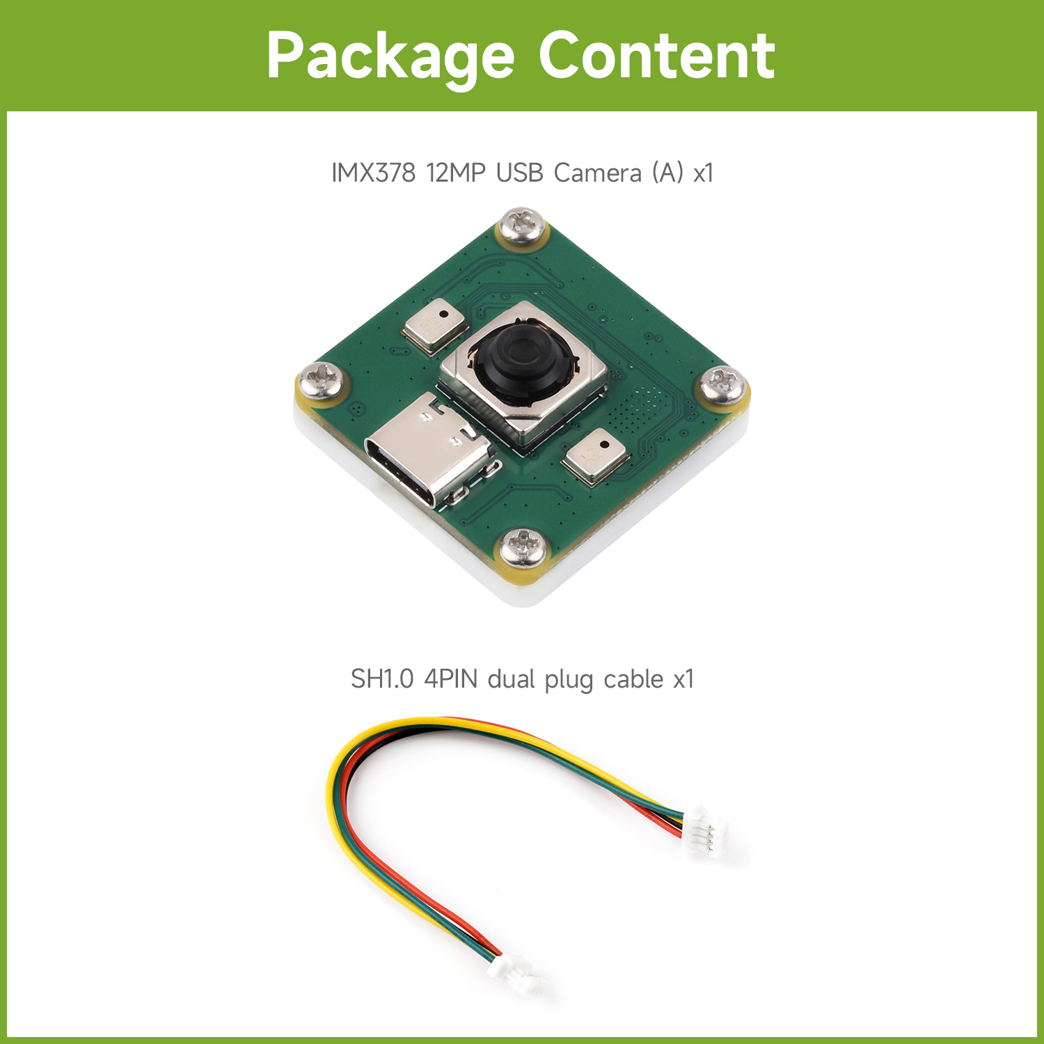 Waveshare IMX378 Fotocamera US - Raspberry Pi Global Shutter Camera Imx296 recensione e prezzo