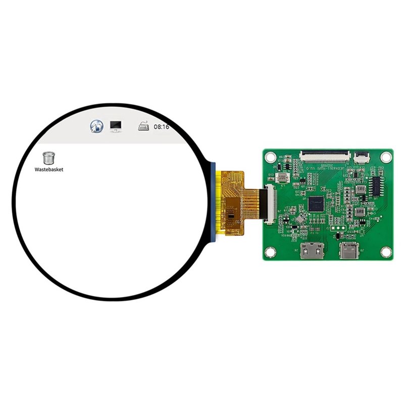 Display LCD TFT rotondo DSI co - Pi Display recensione e prezzo