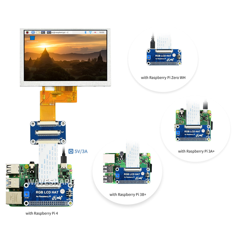 Raspberry Pi 5 pollici LCD 800 - Pi Display recensione e prezzo