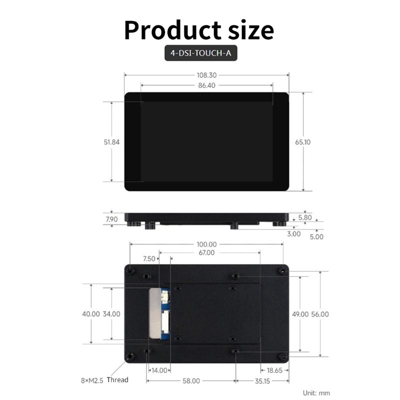 FC-[IANC-AB01] Display LCD DSI - Raspberry Pi 4 recensione e prezzo