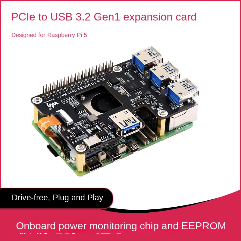 Scheda di espansione Waveshare - Raspberry Pi 5 recensione e prezzo