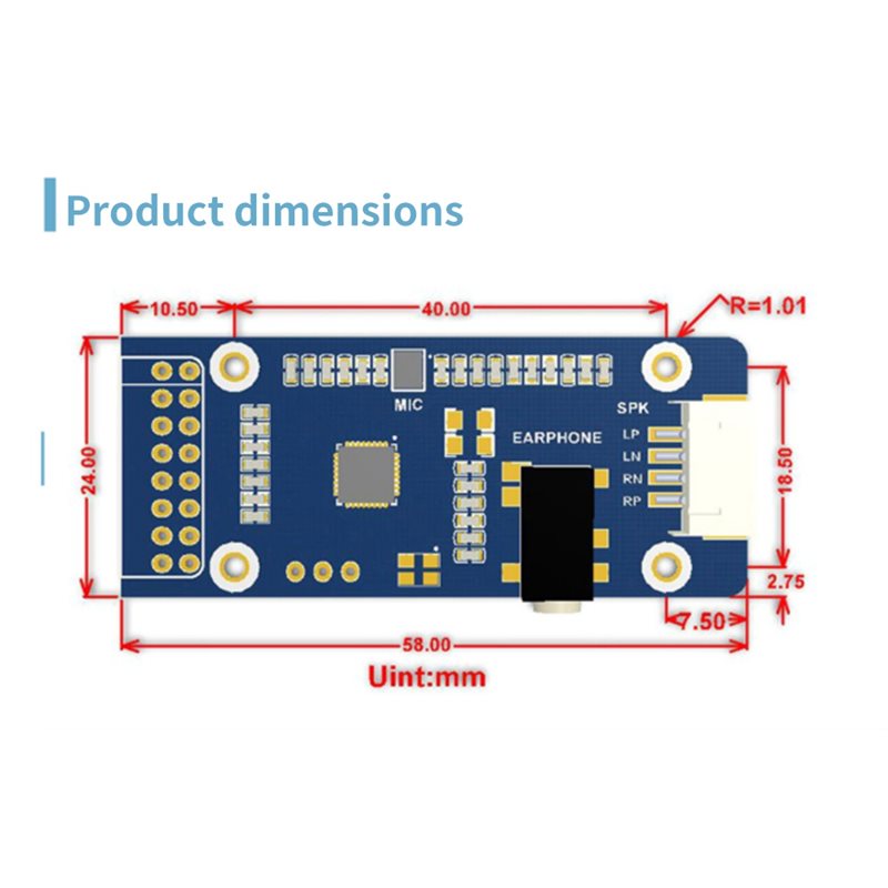 WM8960, display LCD da 5/7 pol - Pi Display recensione e prezzo