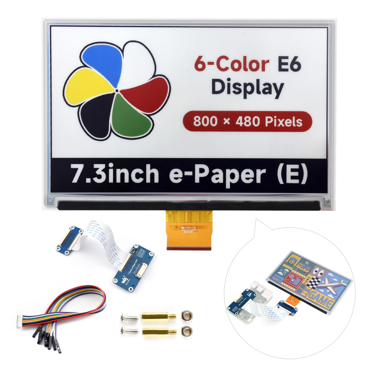 Waveshare Display E-Paper a 6  - Pi Display recensione e prezzo