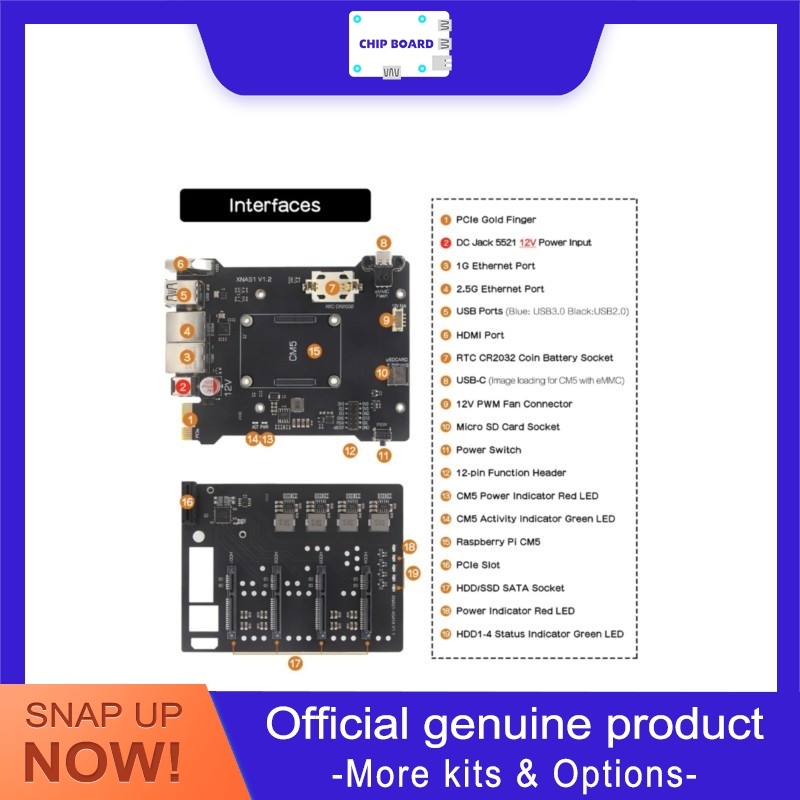 Geekworm XNAS1, contenitore pe - Raspberry Pi Kit recensione e prezzo
